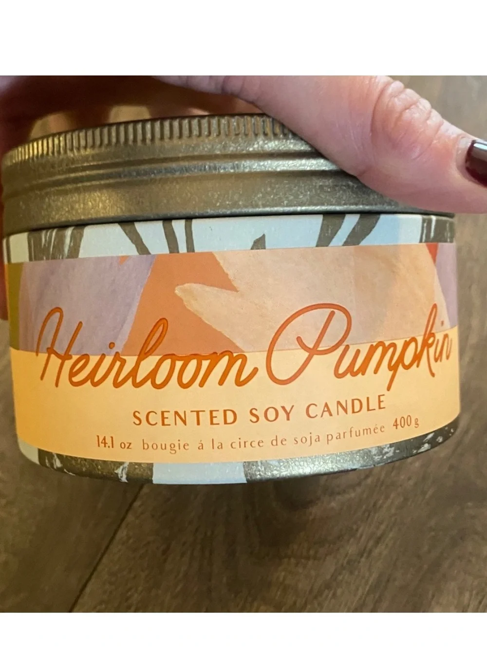 ILLUME Tried & True Heirloom Pumpkin Wood Reed Diffuser & Large 3wick Candle Tin